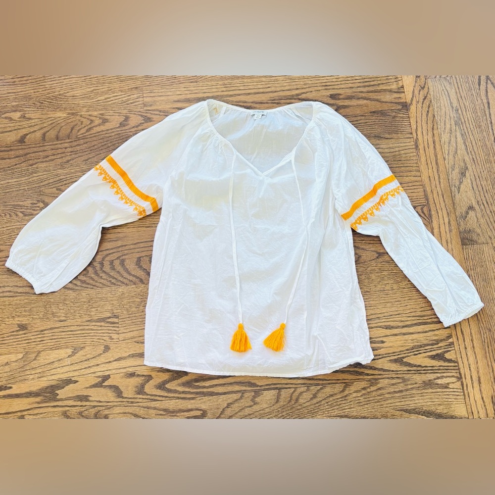 J.Crew Raglan Popover Blouse